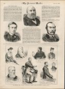 Fenian Phoenix Park Murders The Invincibles Antique 1883.
