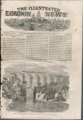 Dublin to Cork Opening GSW Railway Antique 1849.