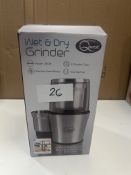 Quest Wet And Dry Grinder. RRP £39.99 - GRADE U