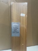 Anika Floating Oak Effect Wall Shelf 80X23.5X3.8. RRP £29.99 - Grade U