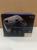 Wired Gaming Controller for PC, Nintendo Switch & PS3. RRP £29.99 Grade U