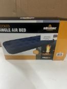 Milestone Camping Flocked Single Airbed. RRP £24,99 - Grade U
