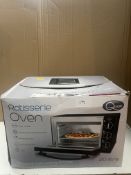 Quest Rotisserie Oven 20L. RRP £99.99 - GRADE U