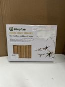Utoplike Bamboo Drawer Organizer. RRP £29.99 - GRADE U