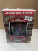 Global Gizmos Arcade Coin Pusher. RRP £39.99 - Grade U