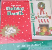 6 Scene Setters Holiday Hearth Design Giant Decoration.