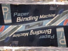 Paper Binding Machine.