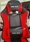 Top Quality Bluetooth LED Lights Gaming Chair With RRP of £369.99 For PS4, Xbox, Etc.