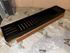 New in Box - Black Bamboo Bath Tray