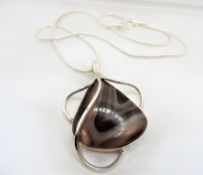 Artisan Sterling Silver Gemstone Pendant Necklace