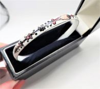 Vintage Michaela Frey Enamel Bangle