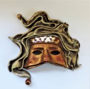 Artisan Harlequin Decorative Wall Mask