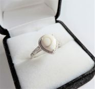 Sterling Silver Gemstone Ring New with Gift Pouch