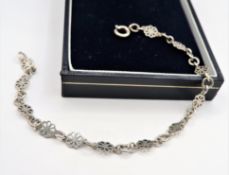 Sterling Silver Bracelet 'NEW' with Gift Pouch