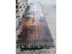 Hardwood Air Dried Sawn English Chestnut Waney Edge/ Live Edge Slab/ Table Top