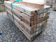 50x Softwood Sawn Untreated Larch / Douglas Fir Posts 3
