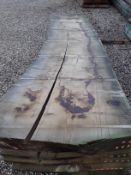 Hardwood Air Dried Sawn English Chestnut Waney Edge/ Live Edge Slab/ Table Top