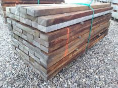 80x Hardwood Dry Sawn Timber African Opepe Rails