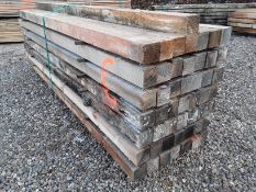 50x Softwood Sawn Untreated Larch / Douglas Fir Posts 3