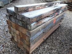 50x Softwood Sawn Untreated Larch / Douglas Fir Posts 3