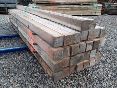 30x Softwood Sawn Untreated Larch / Douglas Fir Posts 3