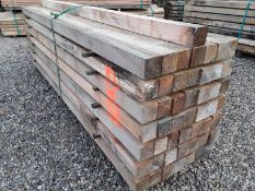 50x Softwood Sawn Untreated Larch / Douglas Fir Posts 3