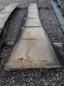 Hardwood Air Dried Sawn English Chestnut Waney Edge/ Live Edge Slab/ Table Top