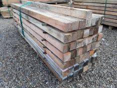 50x Softwood Sawn Untreated Larch / Douglas Fir Posts 3