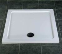 Brand New Packaged Shower Tray 900 Square - Resin Lite - Durastone 900mm x 900mm RRP £99 **NO VAT...