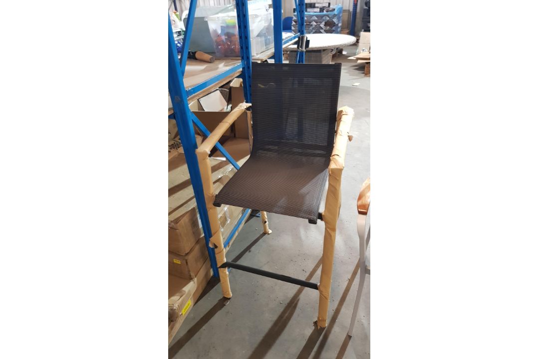 (1F) 3x Mixed Chairs To Include 1x Oslo Bar Chair Charcoal. - Image 4 of 6