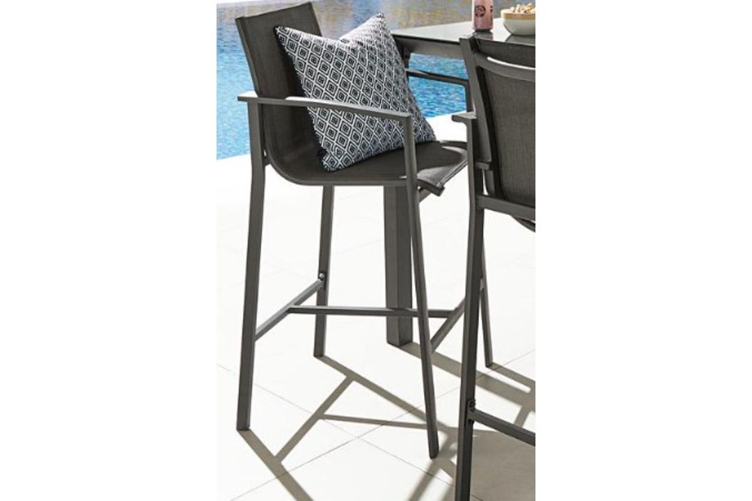 (1F) 3x Mixed Chairs To Include 1x Oslo Bar Chair Charcoal. - Image 1 of 6