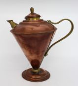 Arts & Crafts Antique Copper Handled Jug