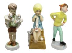 Collection of 3 Royal Worcester Figurines