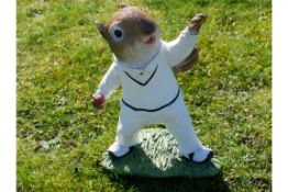 Squirrel Bowler Garden/Home Ornament