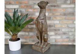 Large Sitting Dog Ornament
