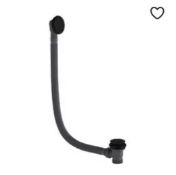 Brand New Boxed Aero Bath Waste with Overflow - Black RRP £49 **No Vat**