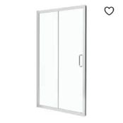 Brand New Boxed Atlas 1200mm Chrome Shower Enclosure Sliding Door RRP £524 *No VAT*