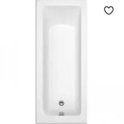 Brand New Madeira White Premiercast Single Ended Straight Bath - 1600 x 700mm RRP £285 *No VAT*