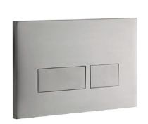 Brand New Boxed Toilet Flush Plate - Satin RRP £50 *No VAT*