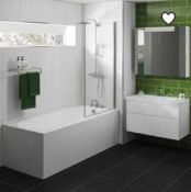 Brand New Colorado White Premiercast Single Ended Straight Bath - 1700 x 750mm RRP £305 *No VAT*