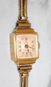 18k & 9ct Gold Watch (see description)