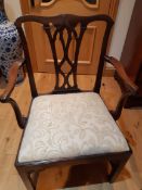 Chippendale Style Elbow Chair