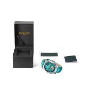 Gamage's of London Limited Edition Muse Automatic Silver Teal - Free Delivery & 5 Year Warranty