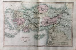 Ancient Asia Minor et Syria Charles Smith Classical Map 1809.