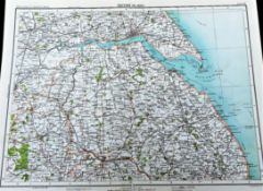 Victorian 1897 Map Humberside Hull Grimsby Cleethorpes Etc.