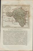 Wales Radnorshire 1783 Francis Grose Copper Plate County Map.