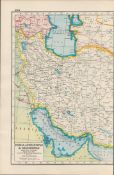 Persia Afghanistan Baluchistan Antique Map-228.