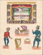 72 Yrs. Old Guinness Double Sided Print “The Great Exhibition
