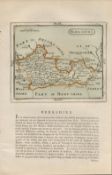 Berkshire 1783 Francis Grose Copper Hand Coloured Plate County Map.