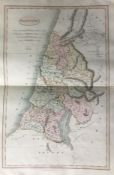 Ancient Region of Palestine Charles Smith Classical Map 1809.